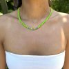 The Jenny Necklace (Lime Green) - Image 4