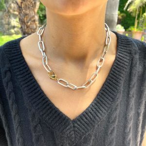 The Mallory Chain (Small)(Silver/Gold)
