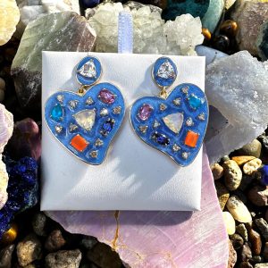 The Cupid Earrings (Blue)