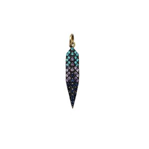 The Poca Pendant (Apatite/Blue Sapphire/Purple Sapphire)