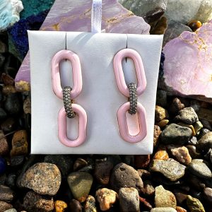 The Peyton Earrings (Baby Pink)