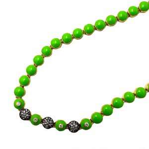 The Jenny Necklace (Lime Green)