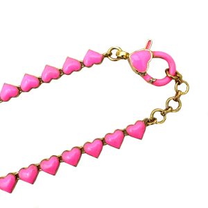 The Remi Necklace (Pepto Pink)
