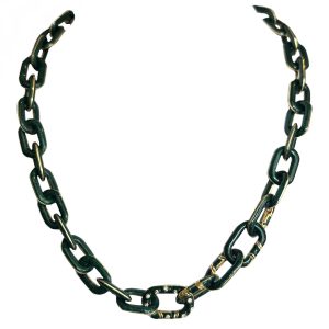 The Elizabeth Chain (Medium) (Metallic Forest Green)