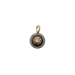 Jewel Box Pendant (Metallic Chocolate)