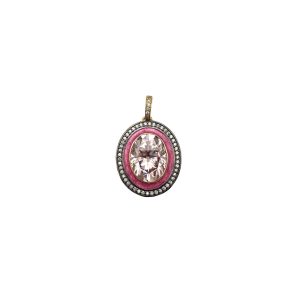 Jewel Box Pendant (Metallic Barbie)