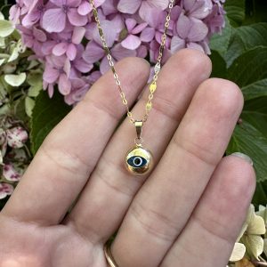 Puffy Evil Eye Charm