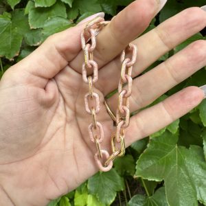 The Minnie Bracelet (Metallic Blush)