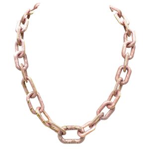 The Elizabeth Chain (Metallic Blush)