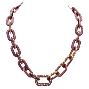 The Elizabeth Chain (Metallic Mauve)