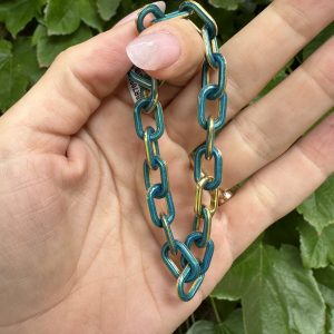 The Minnie Bracelet (Metallic Teal)