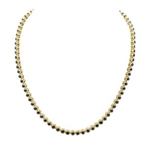 The Serena Necklace (Black Moissanite)