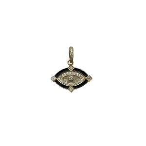 The Protection Pendant (Metallic Champagne & Black)