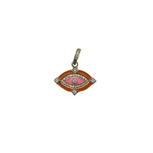 The Protection Pendant (Pepto Pink & Hermes Orange)