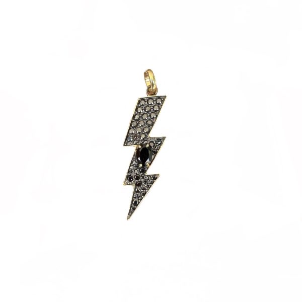 The Riley Pendant (Black Moissanite)