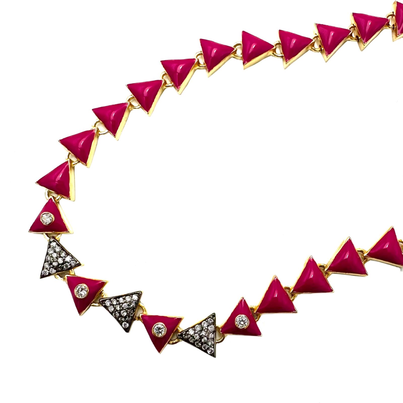 The Mary Necklace (Magenta) - Image 2