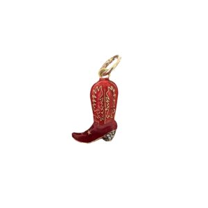 The Jessie Pendant (Metallic Red/Bordeaux)